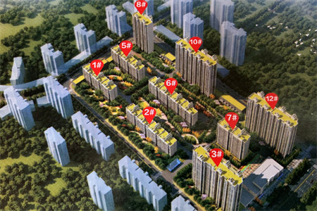 城东人和天地前排观景精装3室2厅2卫飞机户型两室一厅朝阳